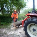 Verwijderen omgewaaideboom bij ijzeren brug 16-05-2013